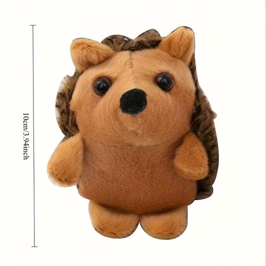 2pcs Hedgehog Plush Toy Backpack Decor Couple Colored Halloween Birthday Gift