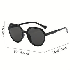 Round Sunglasses for Women Men Driving UV400