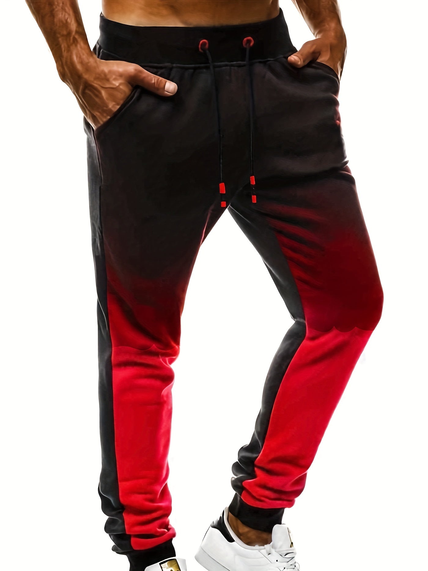 Men's Casual Gradient Jogger Sweatpants