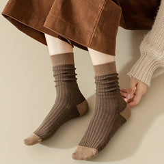 Colorblock Crew Socks Women's Stockings & Hosiery