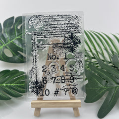 Number Stamps Stencils for DIY Scrapbook Card Craft Embossing