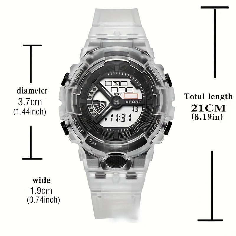 Boys Sports Watch With Silicone Belt