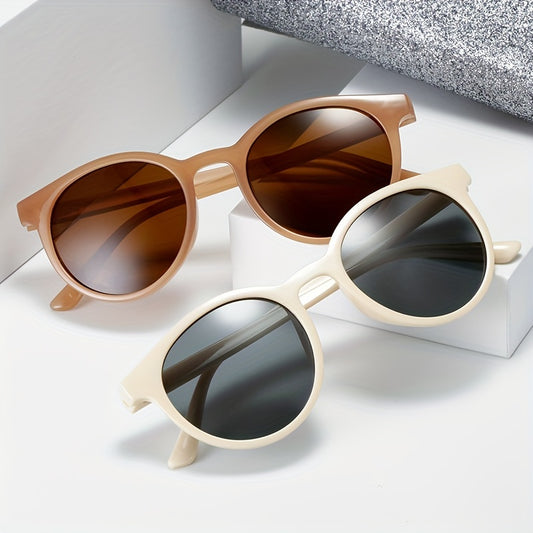 Retro Round Sunglasses UV400 Sun Shades for Beach Travel