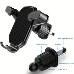 Inverted Hook Base Car Phone Holder - Secure and Stable Mounting