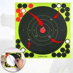 50pcs Splatter Paper Targets 20x32cm Self Stick for Practice