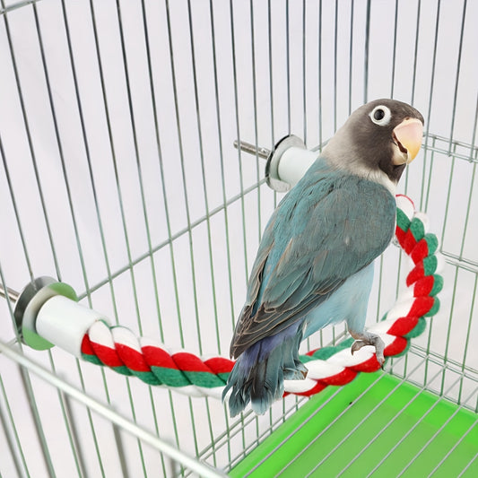 Parrot Standing Rope Spiral Climbing Ladder Bird Toy