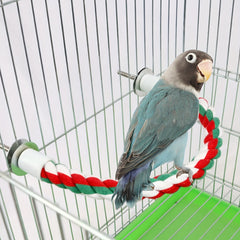 Parrot Standing Rope Spiral Climbing Ladder Bird Toy