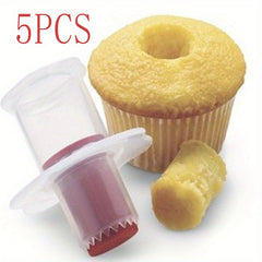 5pcs Cupcake Corer And Filler Reusable Cake Baking Tool