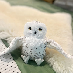 Snowy Owl Hand Puppets 7.87in for Family Role Playing