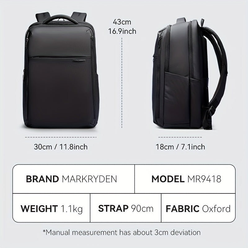 MARK RYDEN Outdoor Backpack Business Commuter Notebook Fits 15.6 inch Laptop