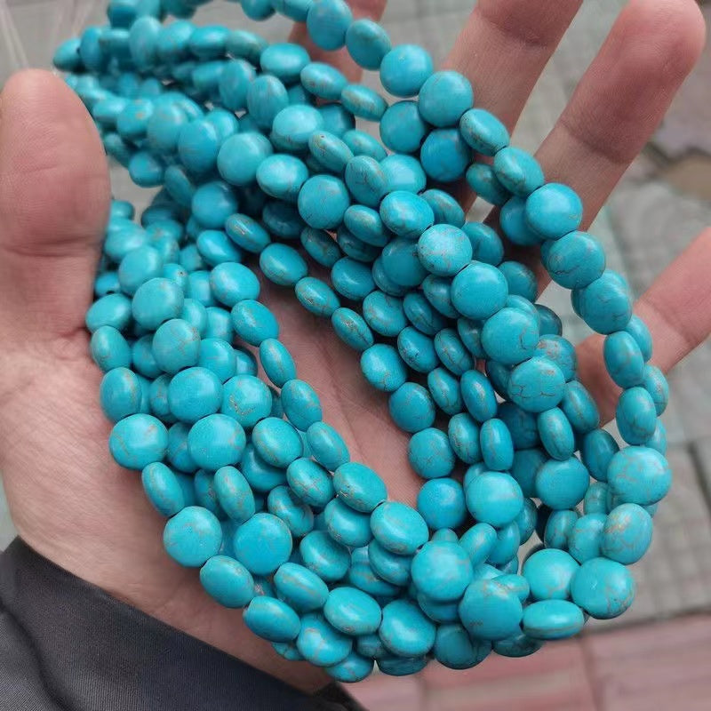 30pcs Turquoise Beads For DIY Jewelry Making - Perfect Gift for Girls