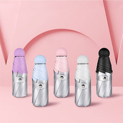 Mini Pocket Umbrella Titanium Silver Glue Anti UV Sunshade