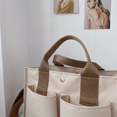 Canvas Tote Bag Large Capacity Crossbody Bag