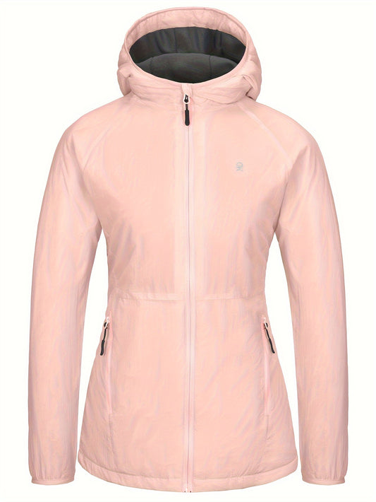 Women's Ultralight Winter Hooded Jacket Windproof Thermal Sports Jacket