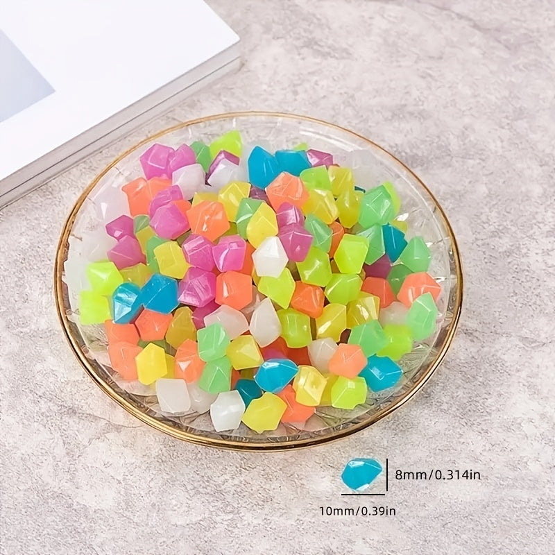 300pcs Luminous Stones Garden Aquarium Decor