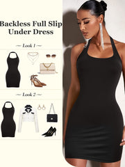 Shaping Halter Dress Tummy Control Backless Body Shaper Women's Underwear