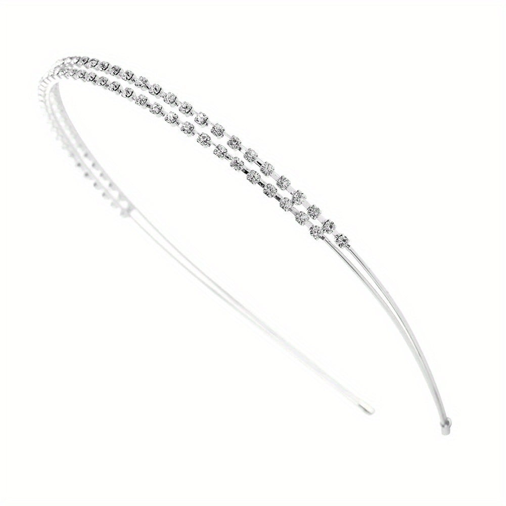Crystal Rhinestones Headbands Wedding Party Hair Hoop
