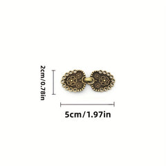 Vintage Scarf Pin Sweater Buckle Boho Metal Clip Shawl Brooch Jewelry