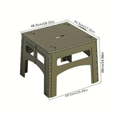 Portable Camping Table - Waterproof Plastic Tabletop
