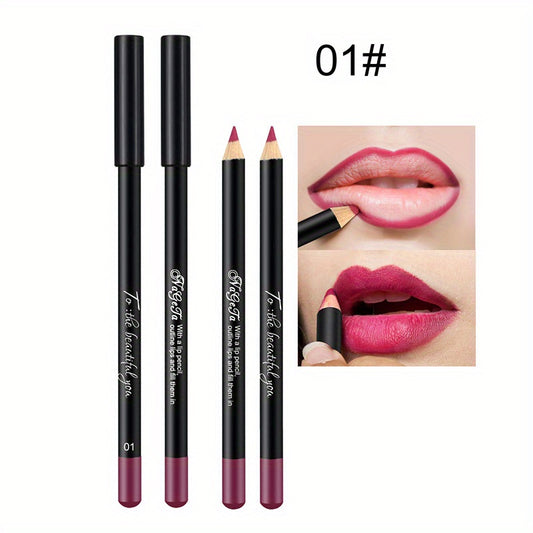 Matte Lip Liner Rich Rendering Waterproof Lip Gloss Pen