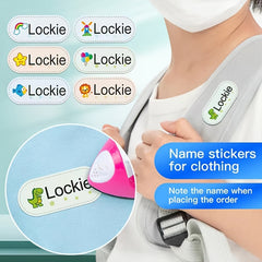 Ironing Labels Personalized School Daycare Sport Club Washable Customized Name