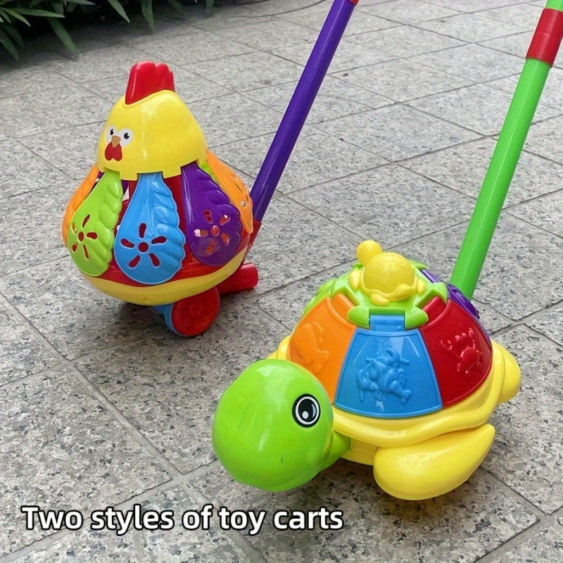 Animal Toy Car with Spinning Wings & Bell