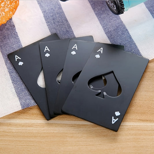 Ace Poker Bottle Opener Pocket Tool for Beer Cards Spades