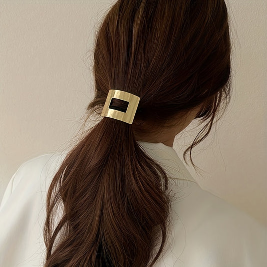 Golden Hair Tie Adult Hair Accessories Ponytail Elastic Band