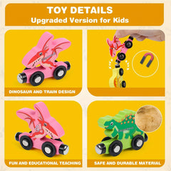 Magnetic Dinosaur Train Set 10pcs Educational Toy