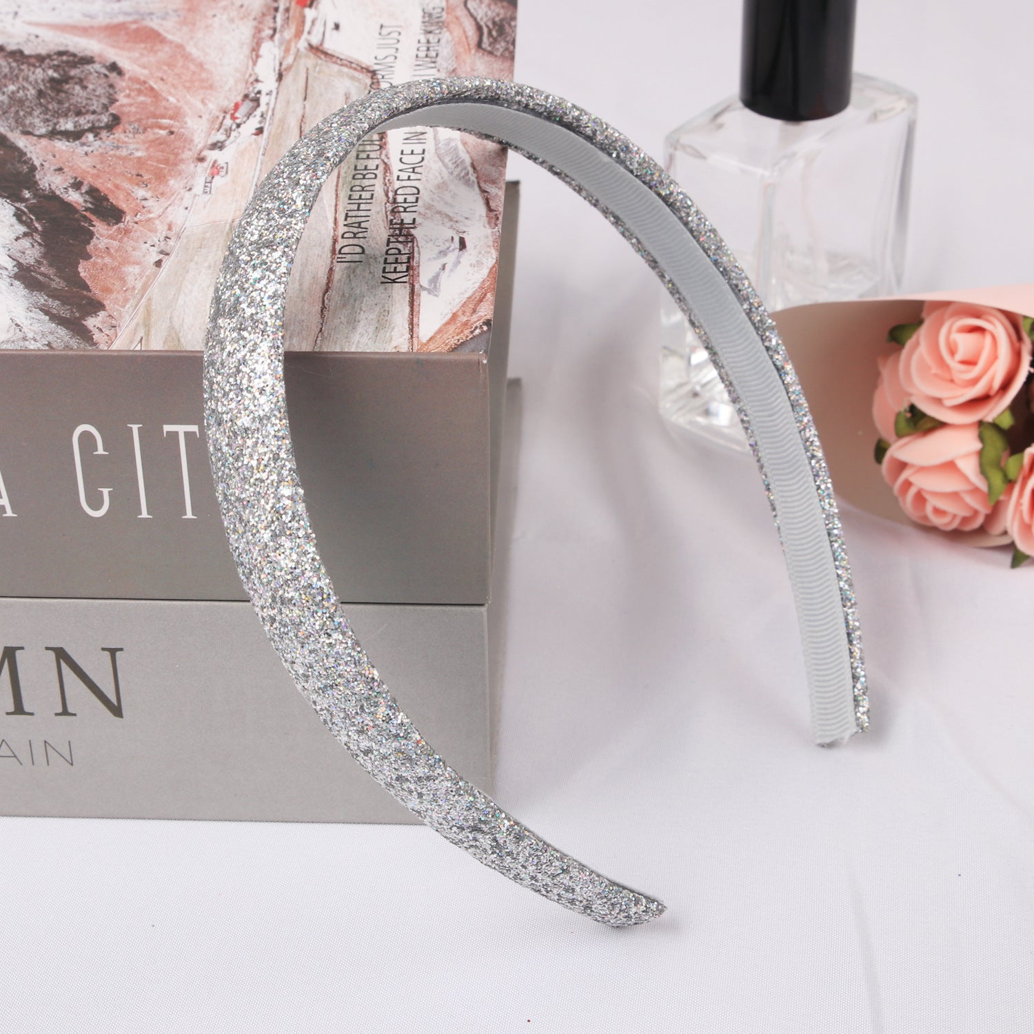 Glitter Thin Headbands No Slip Hair Accessories