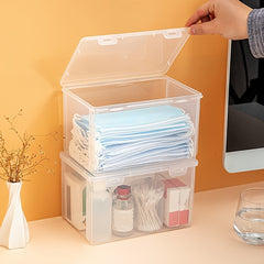 Desktop Storage Case Large Capacity Dustproof Mask Storage Box