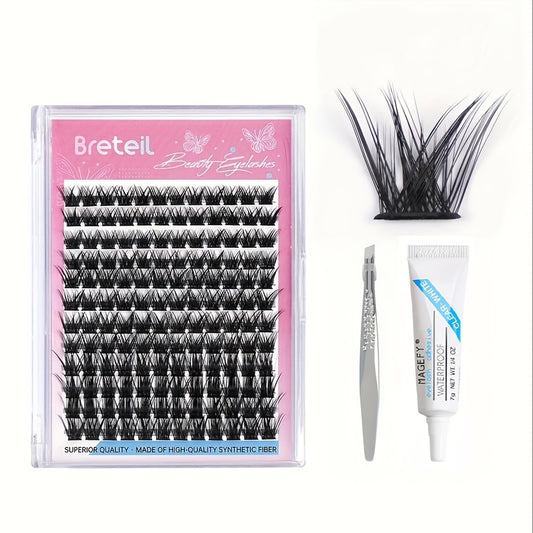 12 Rows False Eyelashes 50P C Curling DIY Eyelash Extensions for Girls & Women