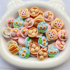 13pcs Miniature Dessert Set Resin Food DIY House Decor Toy Accessory
