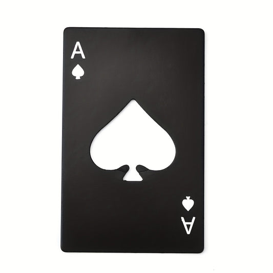 Poker Card Beer Bottle Opener Stainless Steel Halloween Party Supplies
