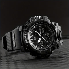 Boys Sports Watch Dual Display Electronic Waterproof Watch