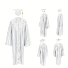 Unisex Adult Graduation Cap and Gown Tassel Charm Package