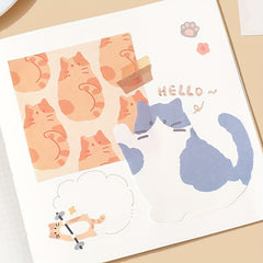 Cartoon Animal Student Message Book 100 Sheets