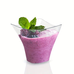 25pcs 3 Oz Dessert Cups With Spoons For Party Disposable and Biodegradable