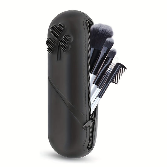 Silicone Makeup Brushes Holder Travel Brush Case