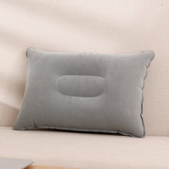 Flocked Inflatable Pillow for Hiking Camping Traveling