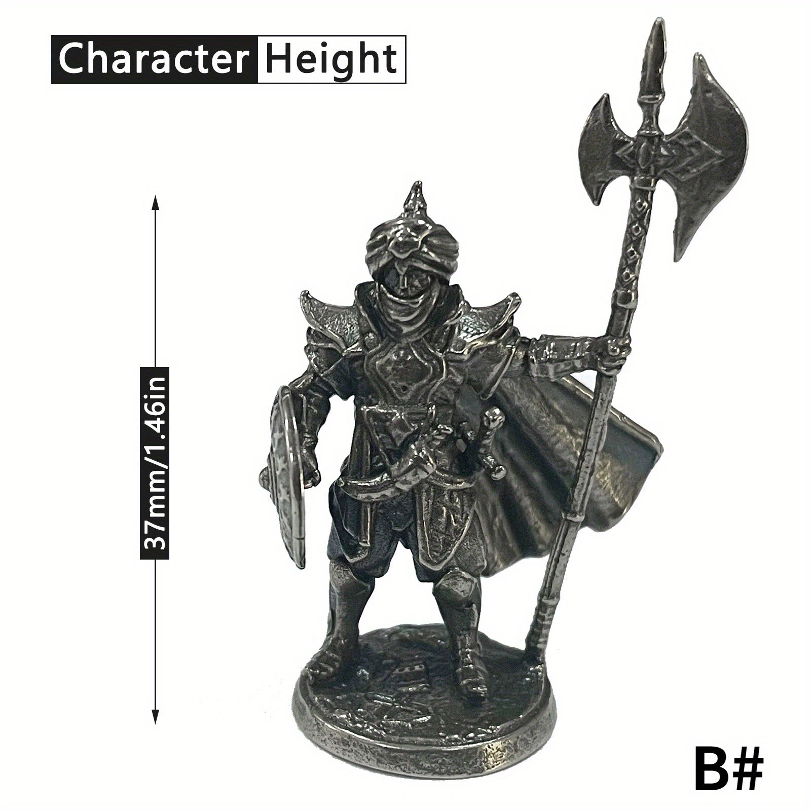 Copper Metal Warrior Arab Knight Soldier Figurines - Boy Gift