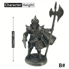 Copper Metal Warrior Arab Knight Soldier Figurines - Boy Gift