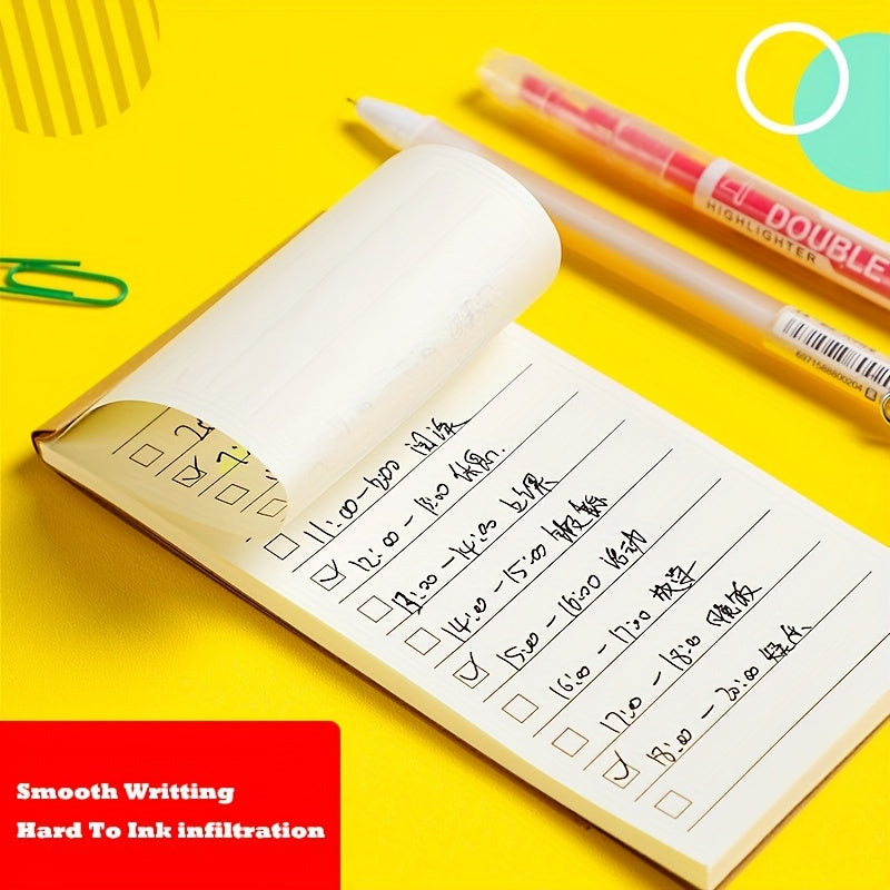 Rayson 4pcs 200 Sheets Tearable Pocket Notepad Paper Sticky Notes Set
