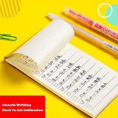 Rayson 4pcs 200 Sheets Tearable Pocket Notepad Paper Sticky Notes Set
