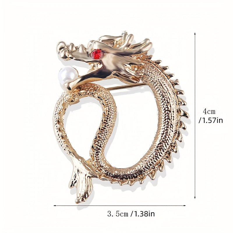 Vintage Wolf Head Brooch Jewelry Unisex Animal Suit Collar Pin