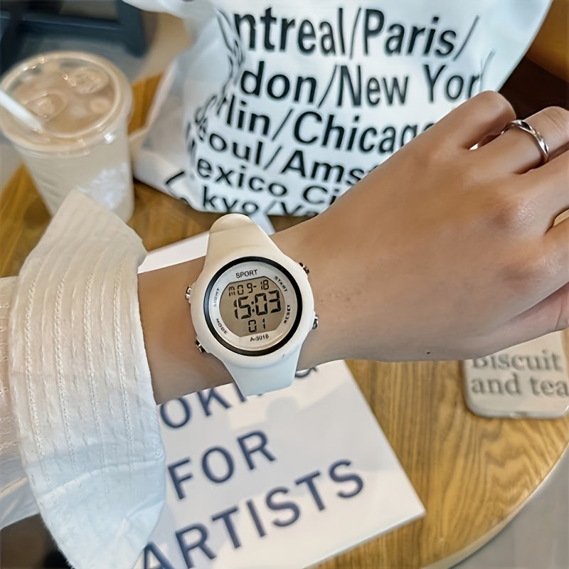 Stylish Digital Watch with HD Display for Students and Couples