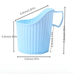 10pcs Disposable Paper Cup Holder Plastic Hand held Cup Sleeve