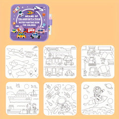 Foldable Magic Water Painting Book & Pen Set