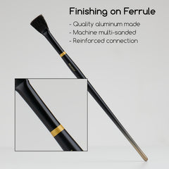 MEEDEN 10 Bristle Paint Brushes Set for Acrylic Painting