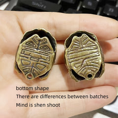 Brass Turtle Bell Keychain Pendant for Bags and Keys
